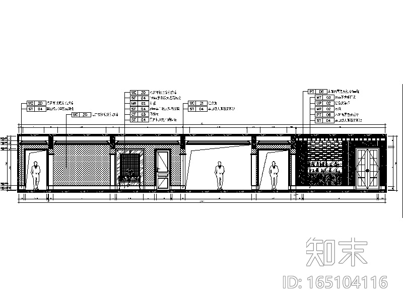 [杭州]顶级别墅设计CAD施工图（含效果图）cad施工图下载【ID:165104116】