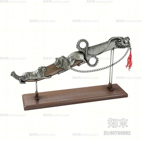 金属工艺品3D模型下载【ID:60795662】