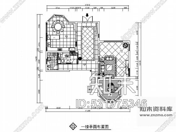 施工图现代大气两层别墅室内装修施工图含效果图完整报价单施工图下载【ID:531975346】