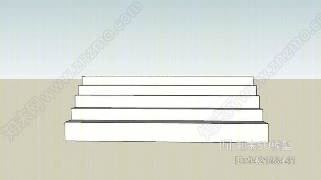 公园长椅SU模型下载【ID:942198441】