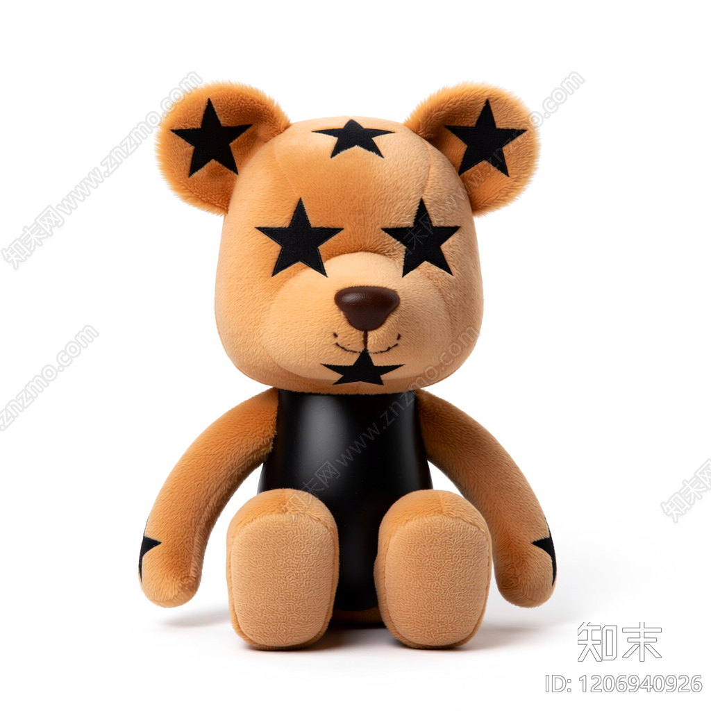 星星熊雕塑装饰3D模型下载【ID:1206940926】