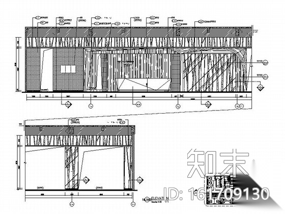 [惠州]现代风格售楼中心室内设计施工图（含效果图）cad施工图下载【ID:161709130】