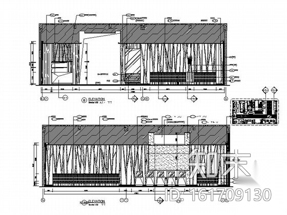 [惠州]现代风格售楼中心室内设计施工图（含效果图）cad施工图下载【ID:161709130】