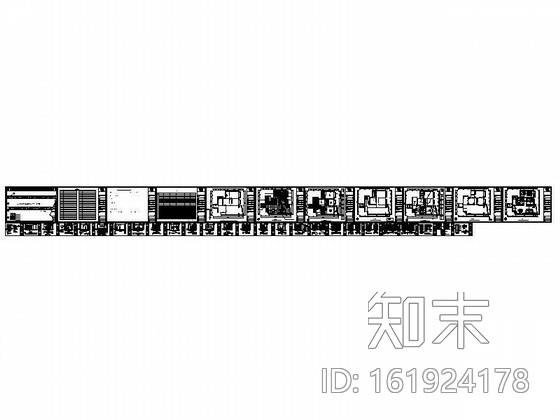 简约三居室内设计图施工图下载【ID:161924178】