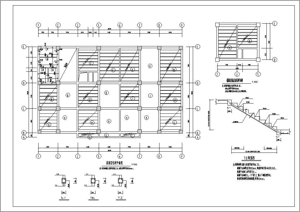 多层宾馆全套建筑设计施工图cad施工图下载【ID:151525151】