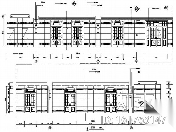 [广州]省级财政税收管理部门现代办公楼装修设计施工图cad施工图下载【ID:161763147】