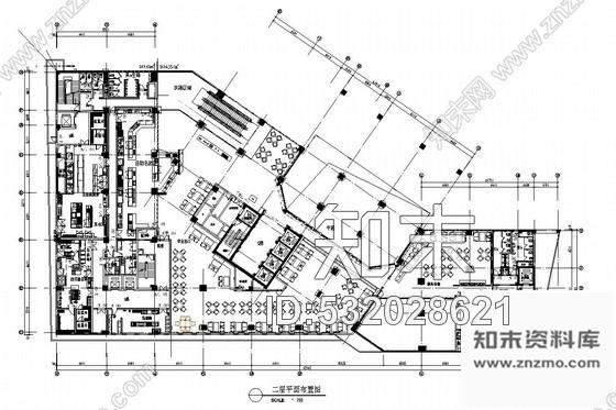 施工图深圳市中心繁华地带五星级商务酒店自助餐厅施工图含效果图施工图下载【ID:532028621】