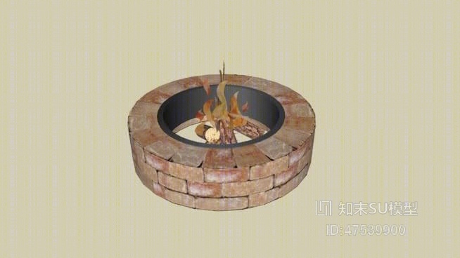 木柴堆SU模型下载【ID:219227117】