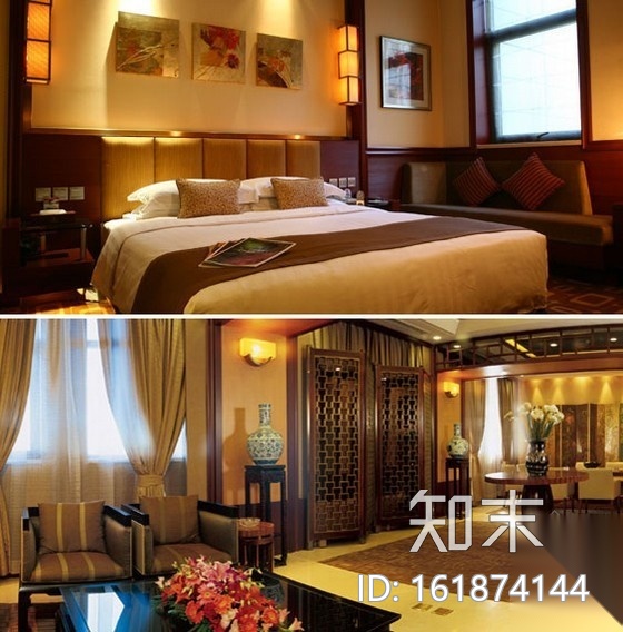 [北京]国际高档商务四星级酒店施工图（含实景）cad施工图下载【ID:161874144】