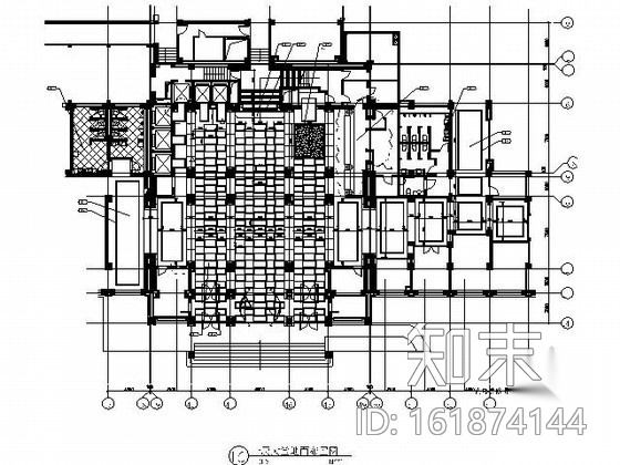 [北京]国际高档商务四星级酒店施工图（含实景）cad施工图下载【ID:161874144】