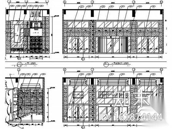 [北京]国际高档商务四星级酒店施工图（含实景）cad施工图下载【ID:161874144】