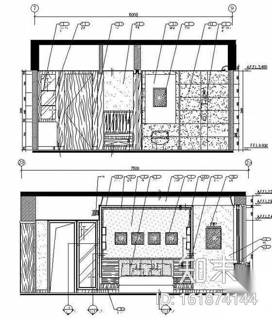 [北京]国际高档商务四星级酒店施工图（含实景）cad施工图下载【ID:161874144】