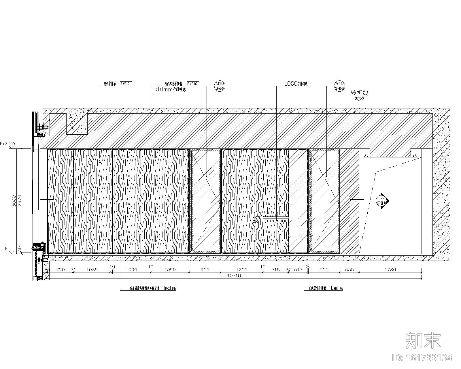 [江西]某建设工程有限公司办公室全套设计资料施工图下载【ID:161733134】