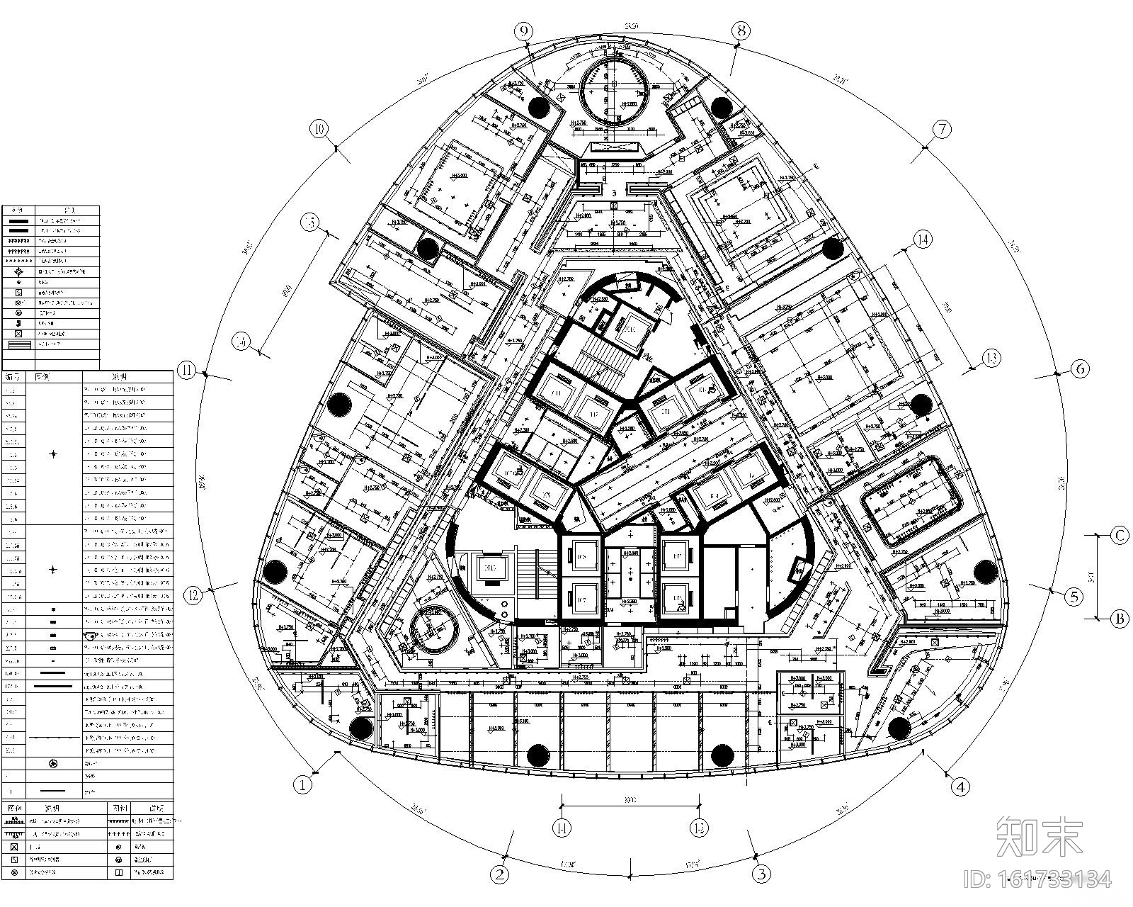 [江西]某建设工程有限公司办公室全套设计资料施工图下载【ID:161733134】