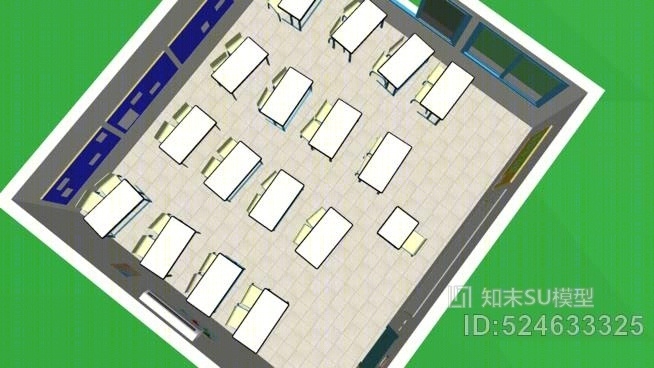 教室SU模型下载【ID:524633325】