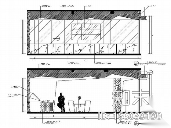 [福建]现代企业集团地产办公室设计施工图（含效果）施工图下载【ID:166039190】