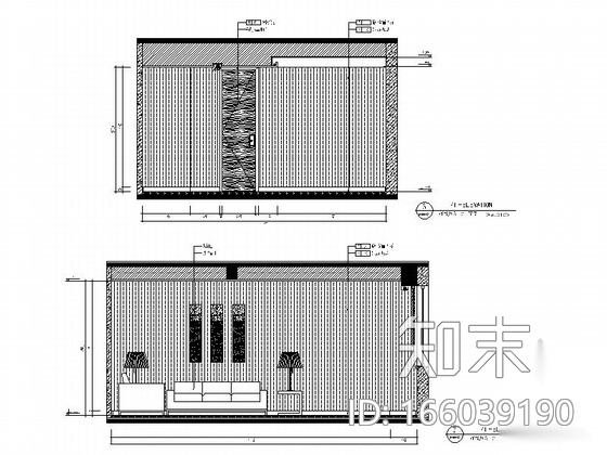 [福建]现代企业集团地产办公室设计施工图（含效果）施工图下载【ID:166039190】