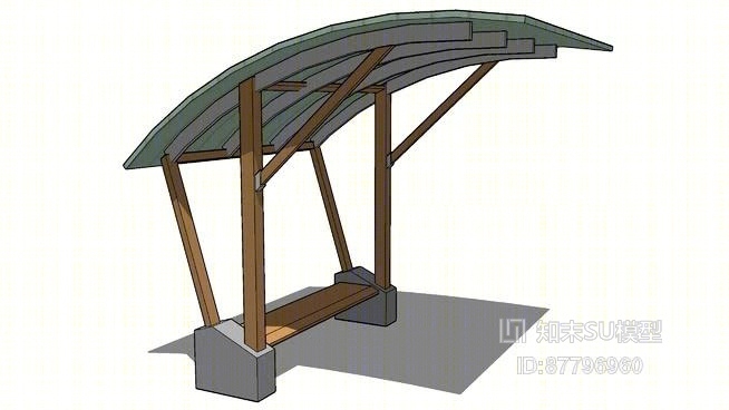 凳子SU模型下载【ID:87796960】