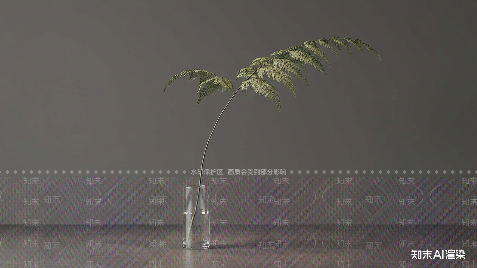 艺术绿植草本植物3D模型下载【ID:1227233705】
