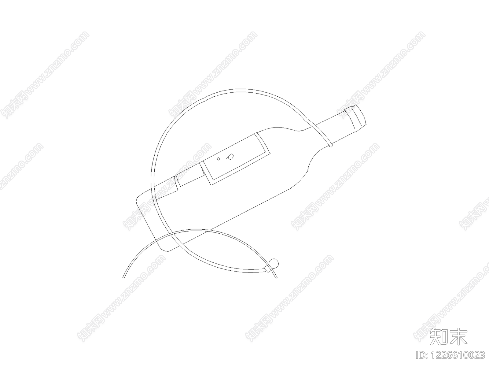摆件cad施工图下载【ID:1226610023】