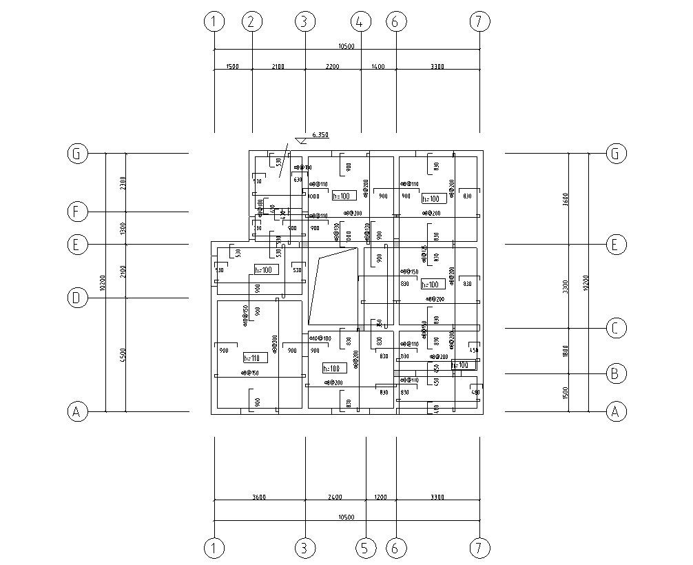 [广东]某小康农居别墅建筑设计cad施工图下载【ID:151636142】