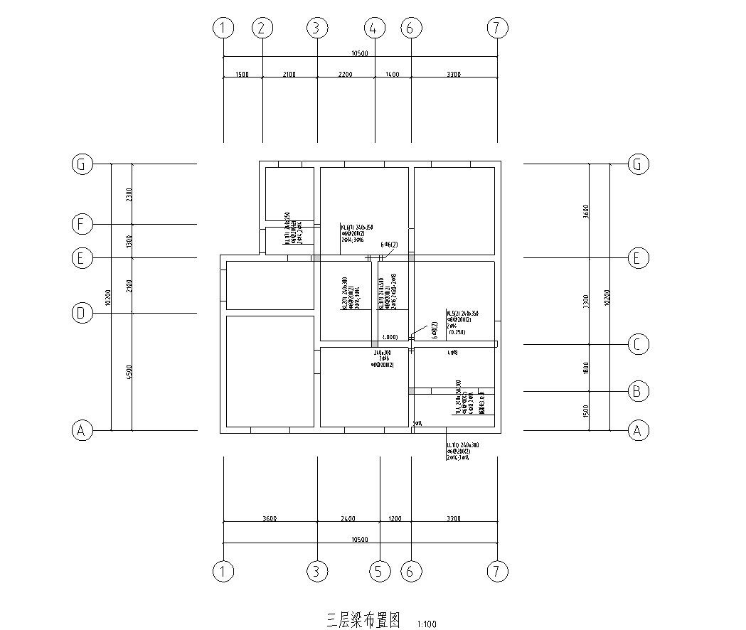 [广东]某小康农居别墅建筑设计cad施工图下载【ID:151636142】