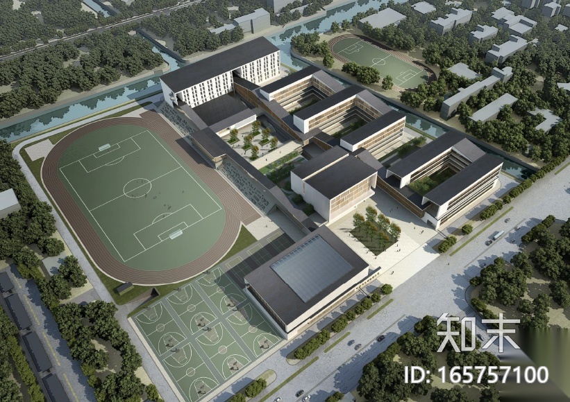 [江苏]苏州实验中学建筑设计方案文本施工图下载【ID:165757100】