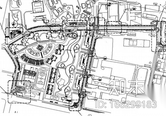 海景沿山路园林景观工程园建施工图cad施工图下载【ID:166299183】