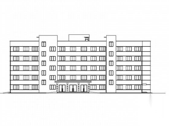 [贵阳]多层砖混结构烧伤医院建筑施工图cad施工图下载【ID:166065123】