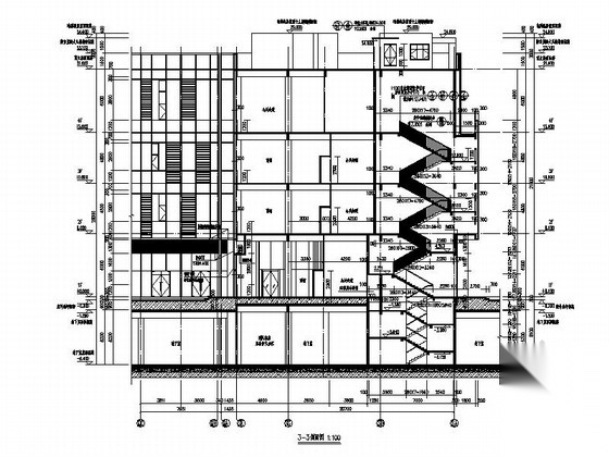 [四川]五层浅灰色铝板表皮商业综合楼建筑施工图cad施工图下载【ID:166706170】