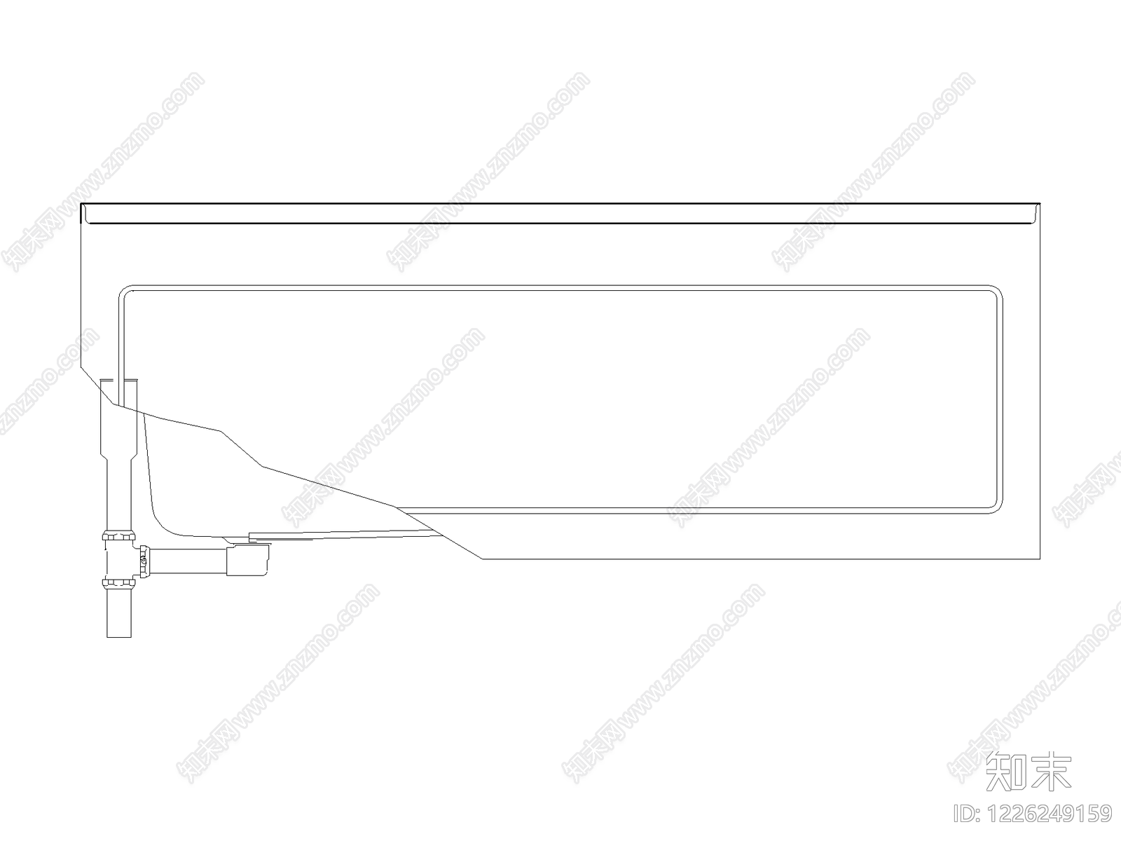 卫浴设施cad施工图下载【ID:1226249159】