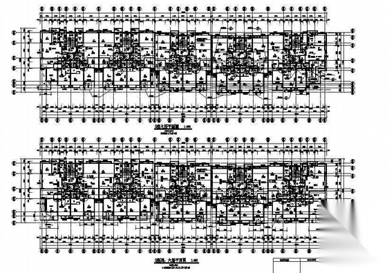 [浙江省杭州市]某高档组团公寓楼群建筑施工图（7栋）cad施工图下载【ID:166058126】