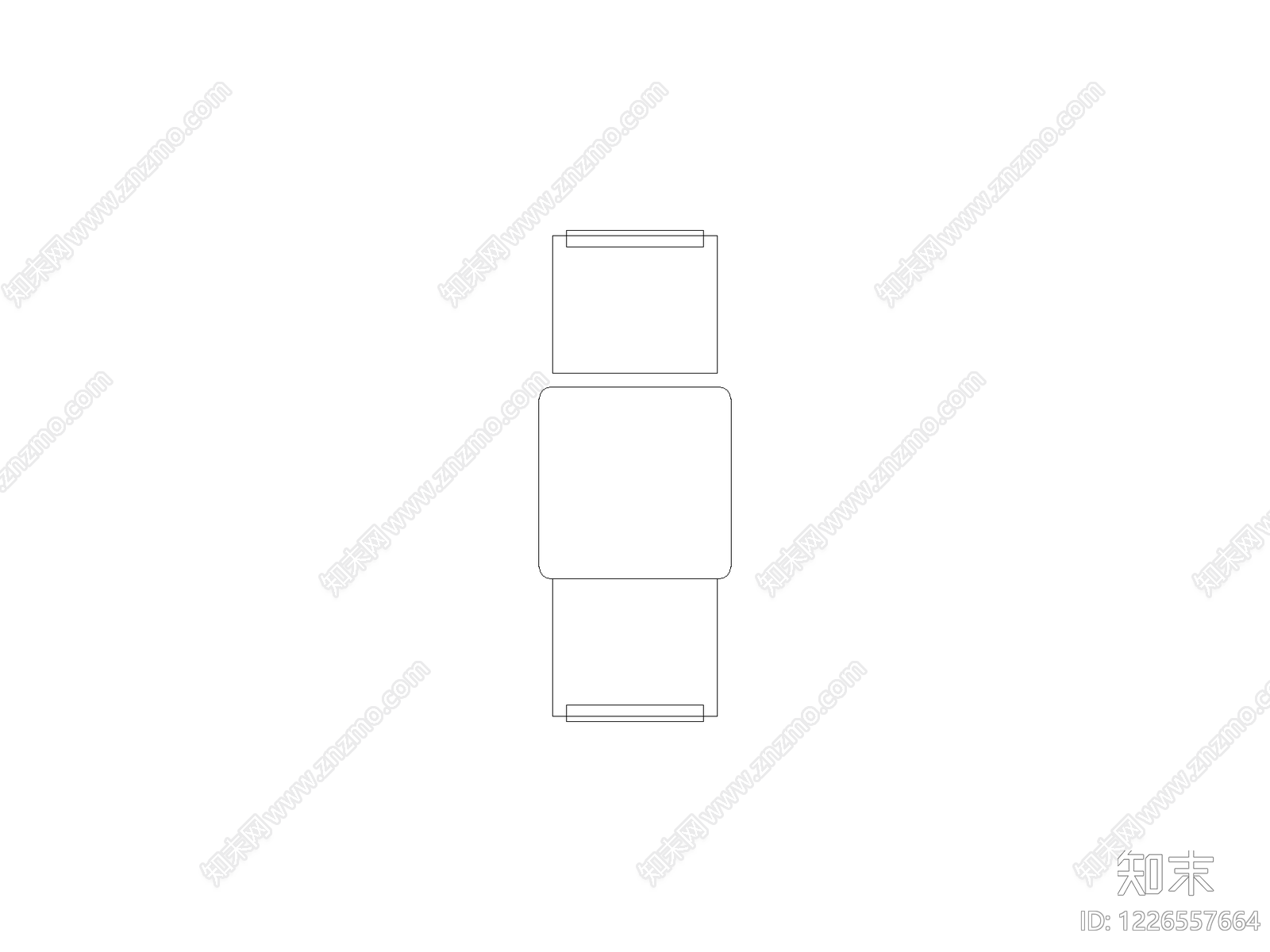 现代五金管件CAD图纸