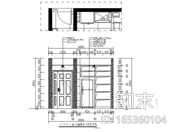 [深圳]精品现代风格三居室室内装修施工图（含完整工程报...cad施工图下载【ID:165360104】