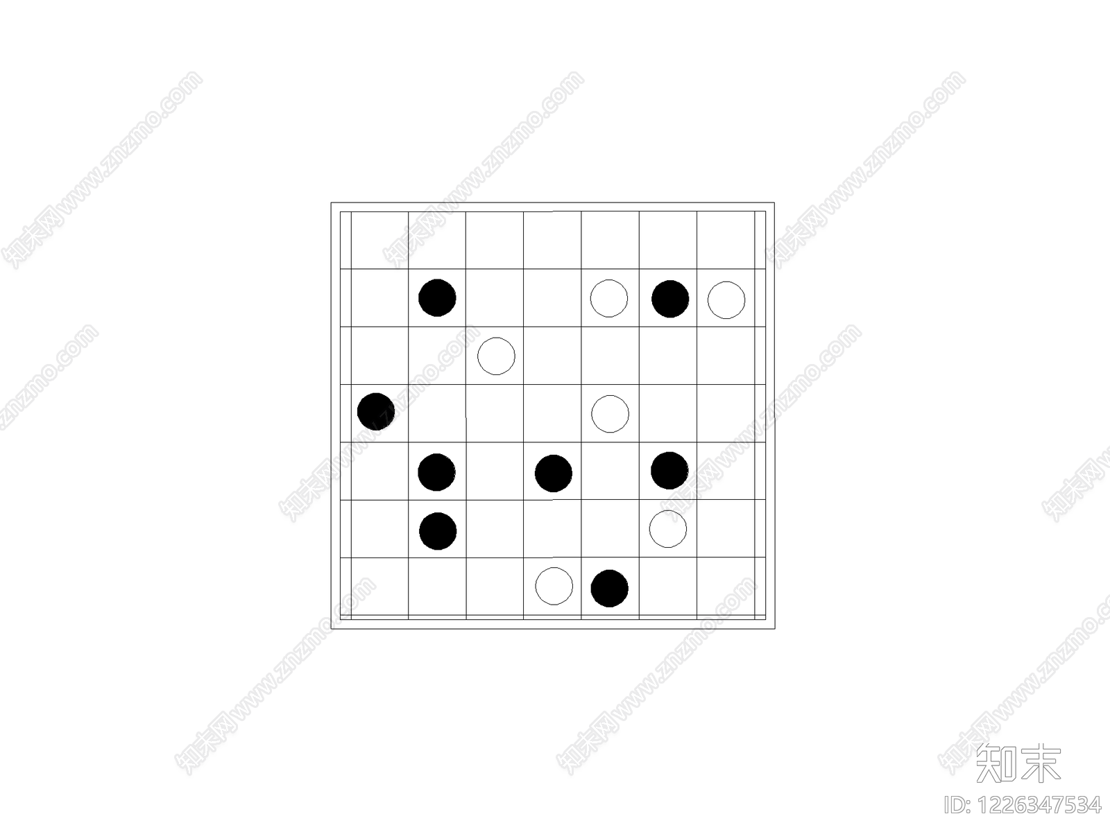 现代填充图案CAD图纸