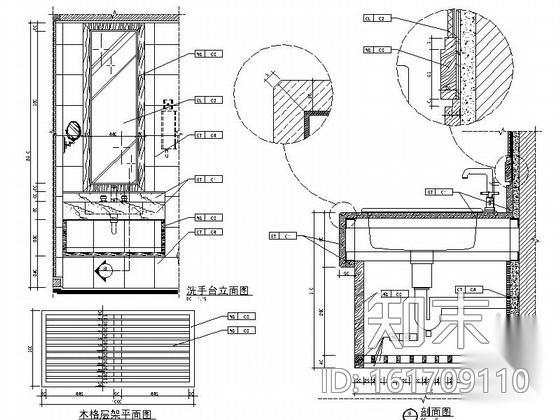 [重庆]国际大厦公寓现代精装样板房装修图（含示意图）cad施工图下载【ID:161709110】