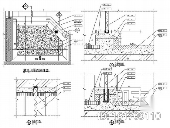 [重庆]国际大厦公寓现代精装样板房装修图（含示意图）cad施工图下载【ID:161709110】