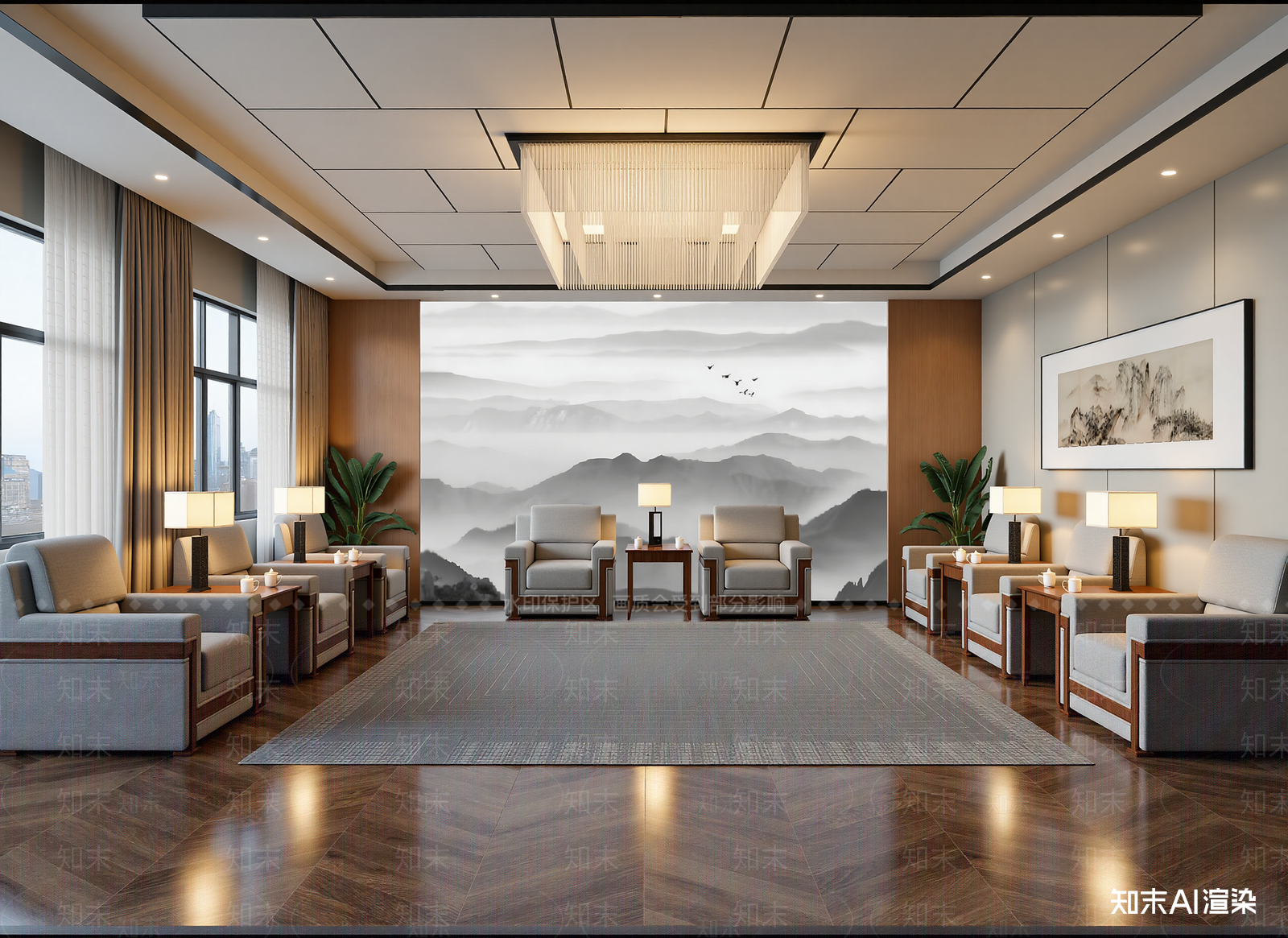 接待室3D模型下载【ID:1214034757】
