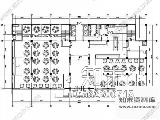 图块/节点某大酒楼平面布置图cad施工图下载【ID:832200715】