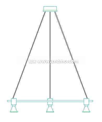 吊灯施工图下载【ID:178184140】