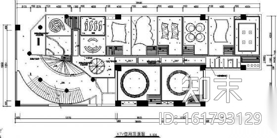 某KTV装修图cad施工图下载【ID:161793129】