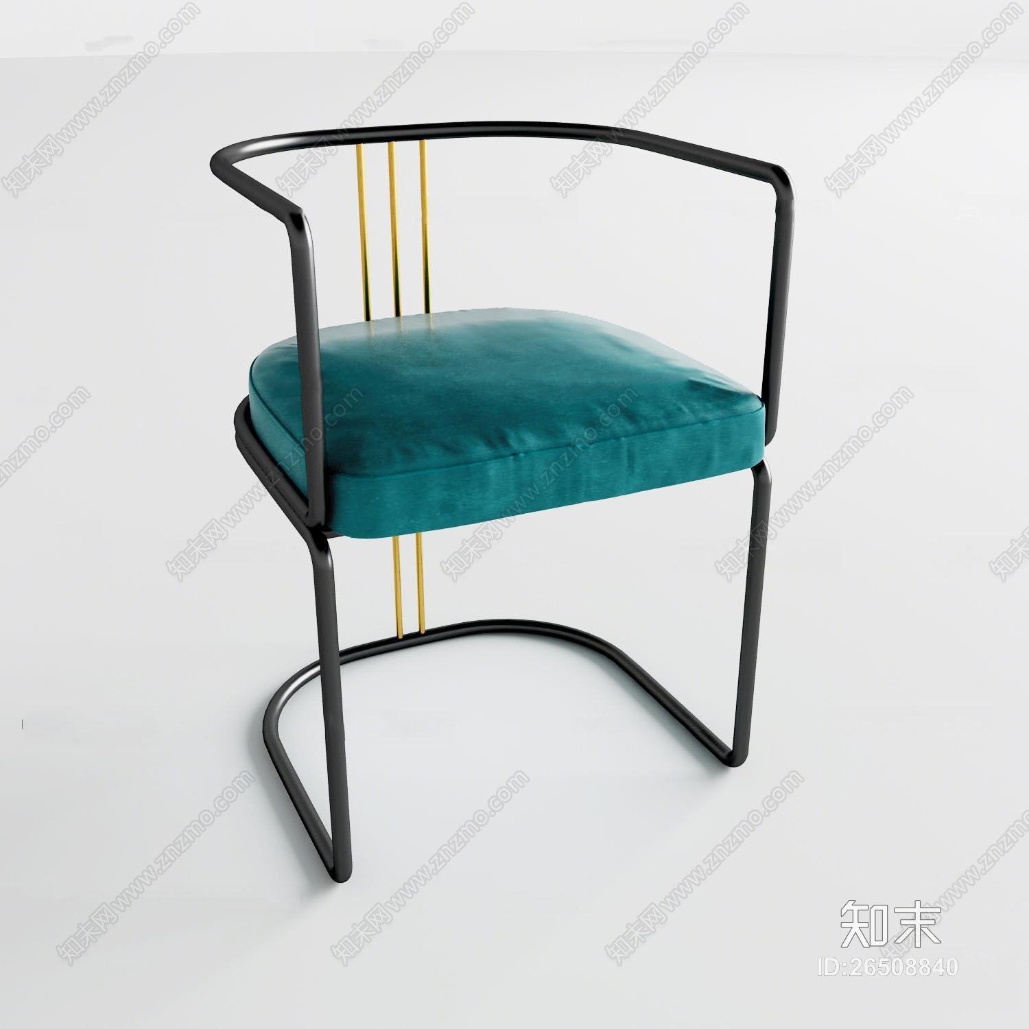 现代休闲单椅3D模型下载【ID:26508840】