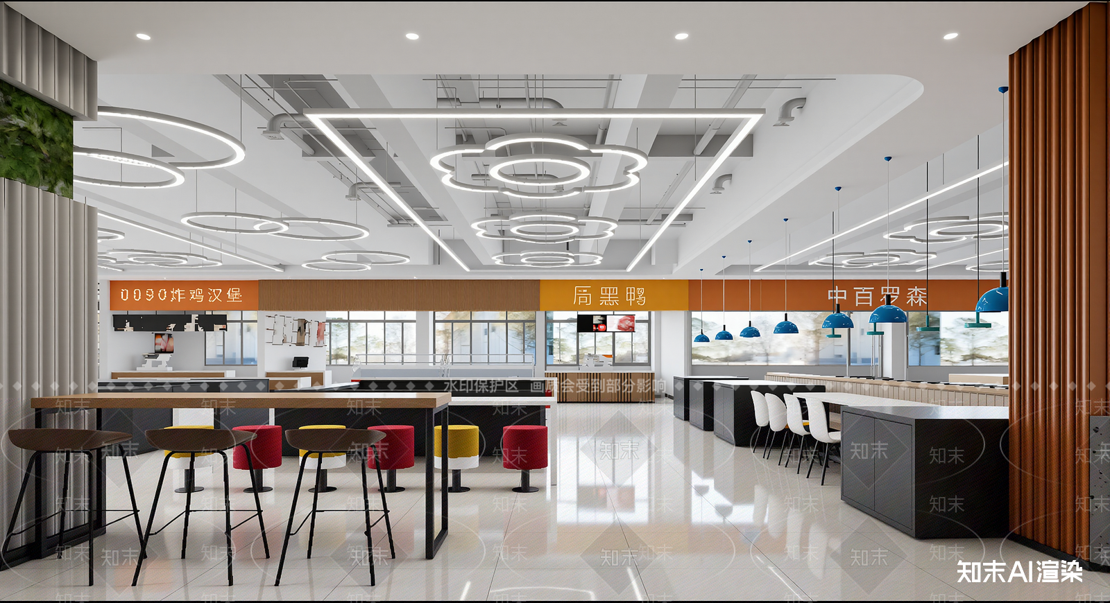 现代其他餐饮空间3D模型下载【ID:1213878591】