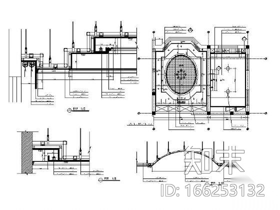 厨房及餐厅吊顶详图施工图下载【ID:166253132】