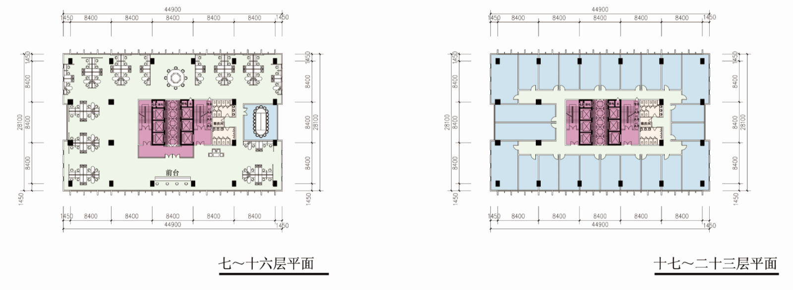 [江苏]高层临街景枫科技办公楼建筑方案图cad施工图下载【ID:149932166】