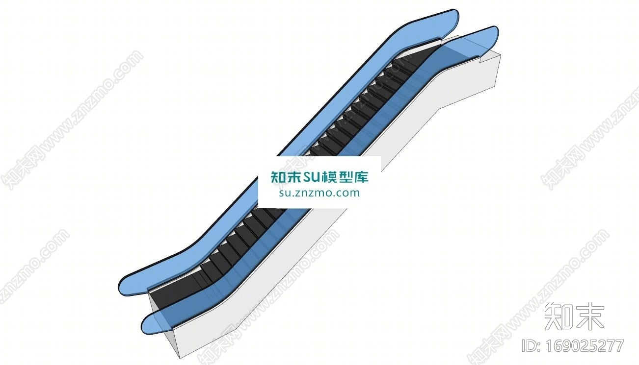 自动扶梯设计SU模型下载【ID:169025277】