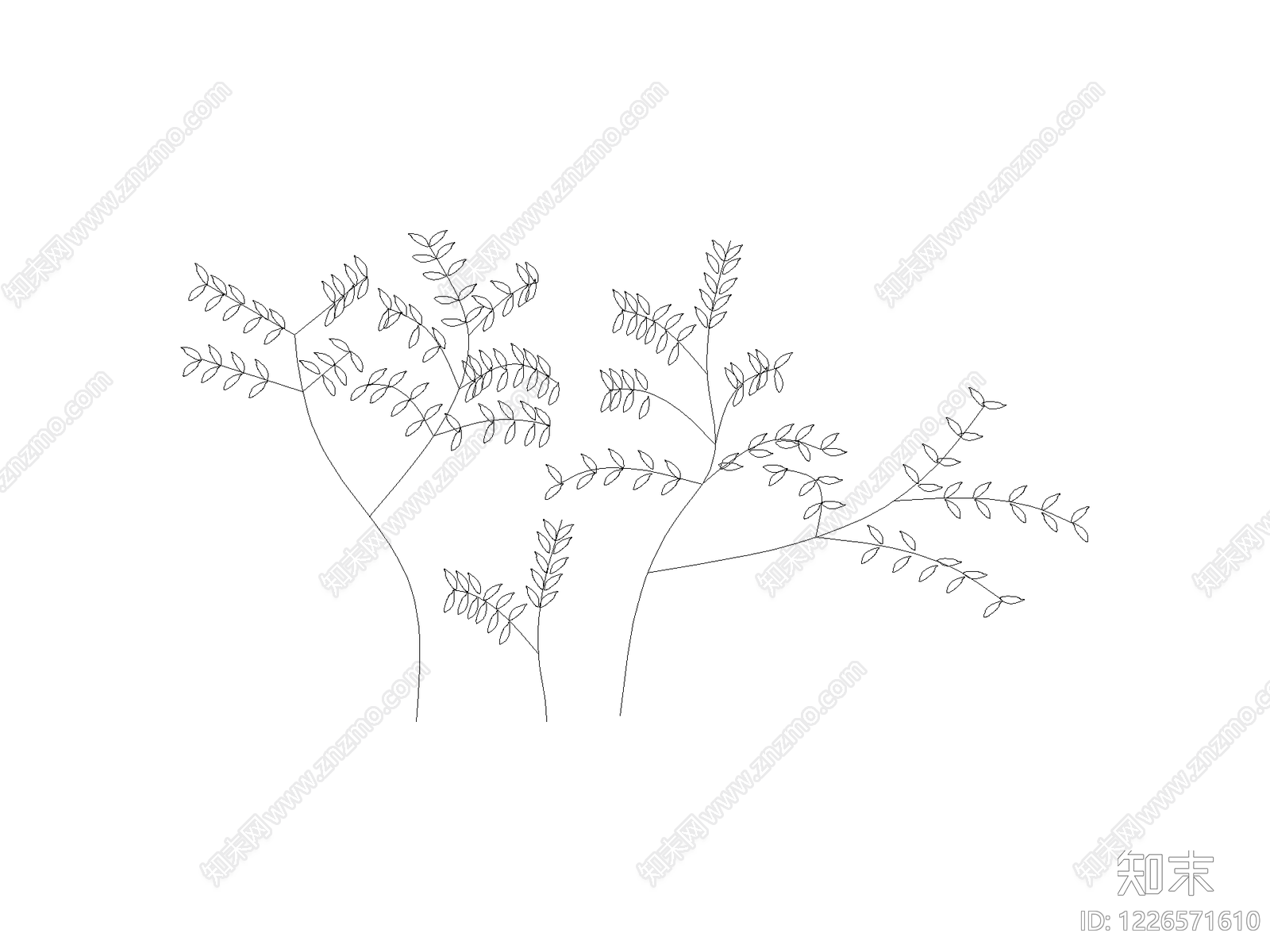 绿植cad施工图下载【ID:1226571610】