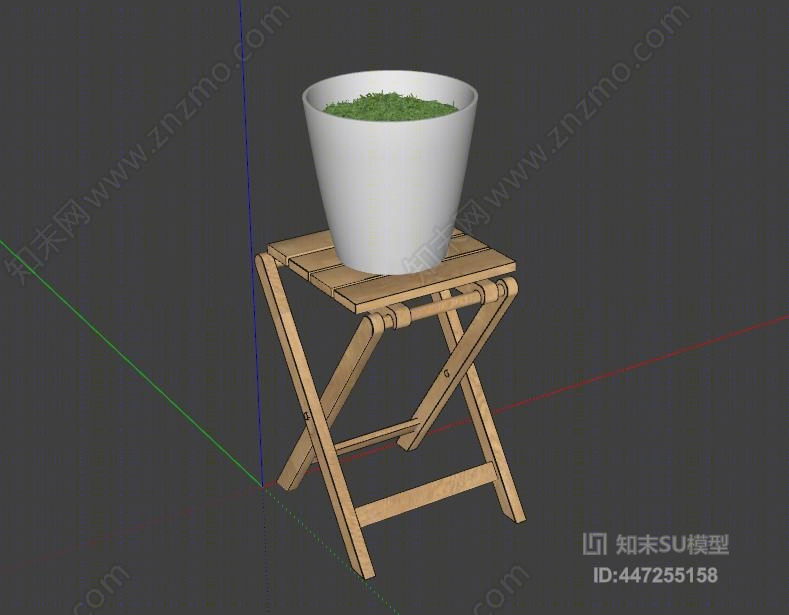 北欧花草SU模型草图