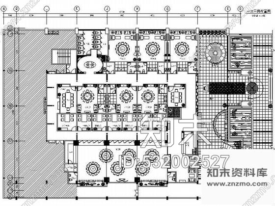 施工图安徽豪华海鲜酒家设计装修图cad施工图下载【ID:532002527】