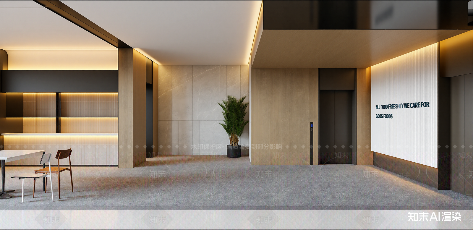 现代快餐店SU模型下载【ID:1215931973】